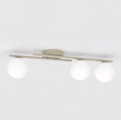 Kairo 3 ceiling lamp mocha/opal