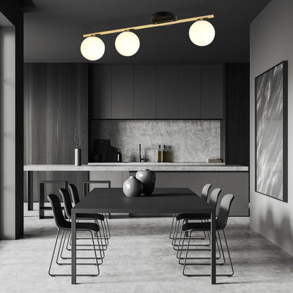 Monza 3 loftlampe sort/opal