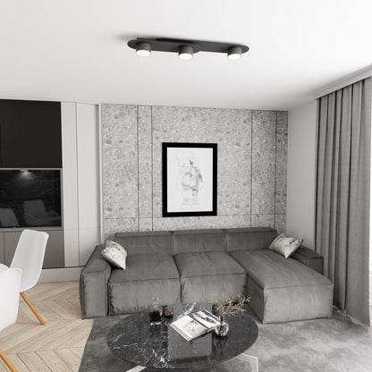 Stilo 3 loftlampe sort