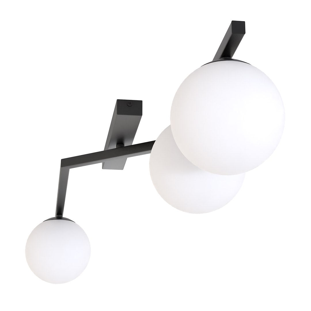 Naton 3 loftlampe sort/opal