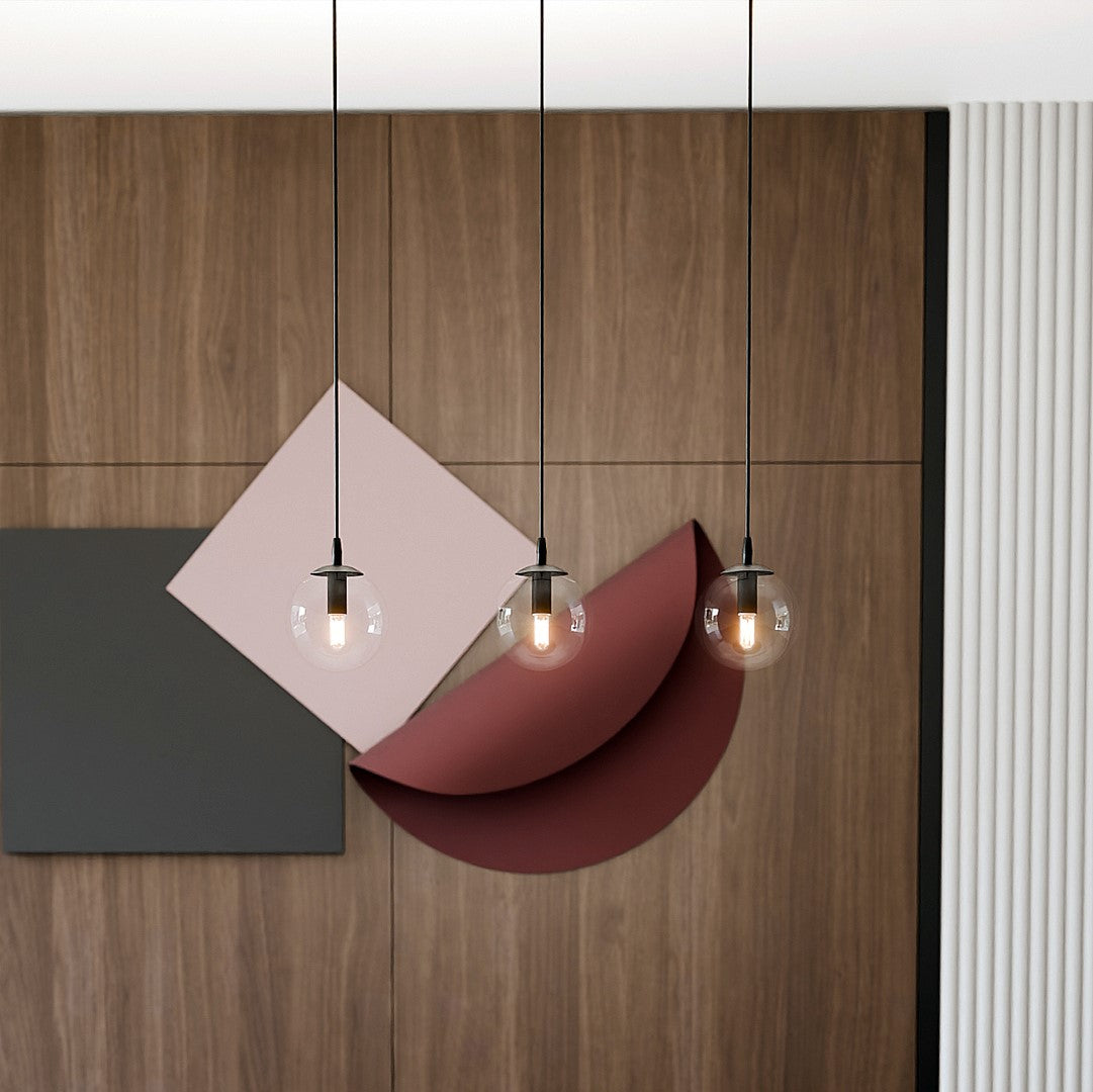 Cosmo 3 pendant light clear