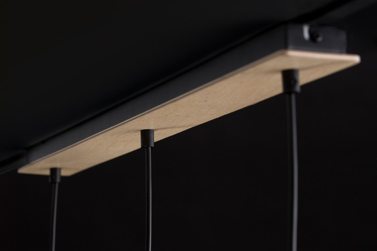 Bolero 3 pendant light black