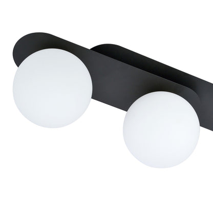 Plaza 3 loftlampe sort/opal