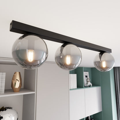 Fit 3 loftlampe sort/grafit
