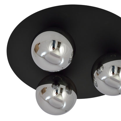 Solar 3 loftlampe sort/grafit