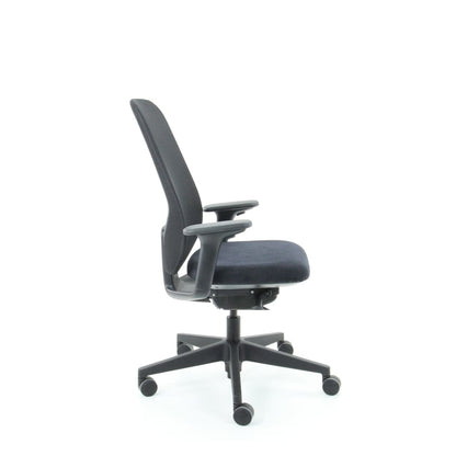 Workliving Nora Mesh Sort Regain - Kontorstol Ergonomisk design NEN1335