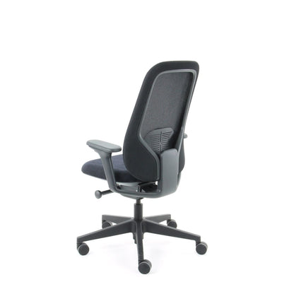 Workliving Nora Mesh Sort Regain - Kontorstol Ergonomisk design NEN1335