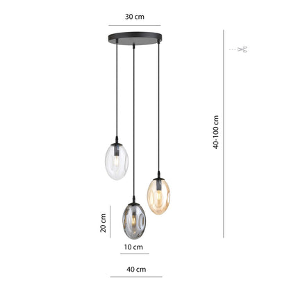 Astral 3 premium pendant light mixed