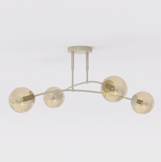 Pregos 4 ceiling lamp mocha/honey