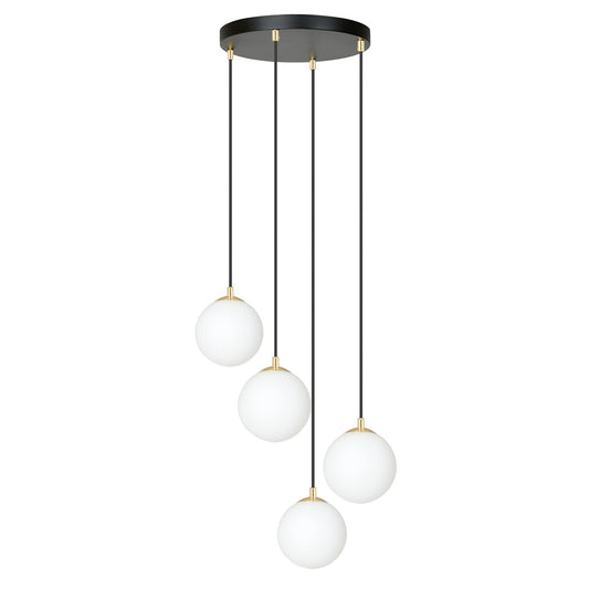 Royal 4 pendant light black