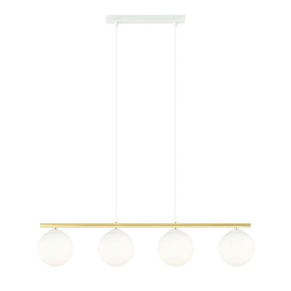 Allora 4 pendant light white/opal