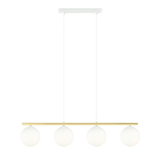 Allora 4 pendant light white/opal