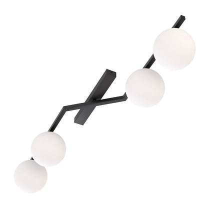 Naton 4 loftlampe sort/opal