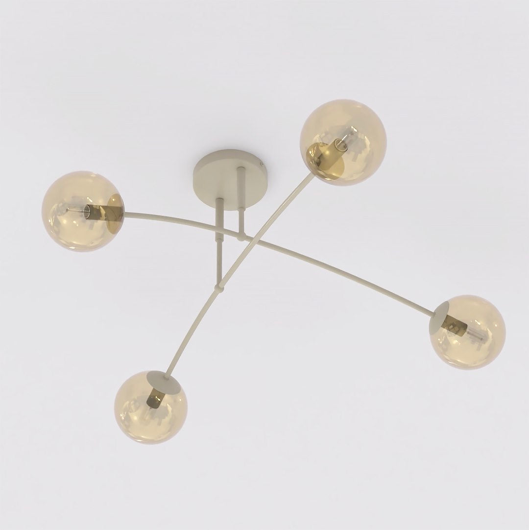 Pregos 4 ceiling lamp mocha/honey