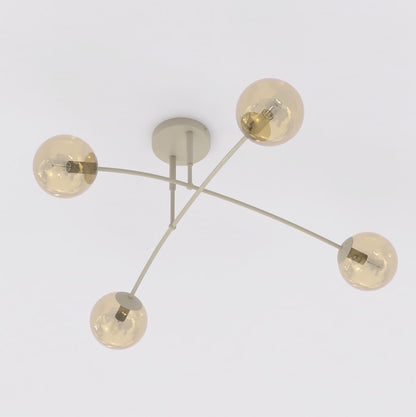Pregos 4 ceiling lamp mocha/honey