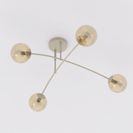 Pregos 4 ceiling lamp mocha/honey