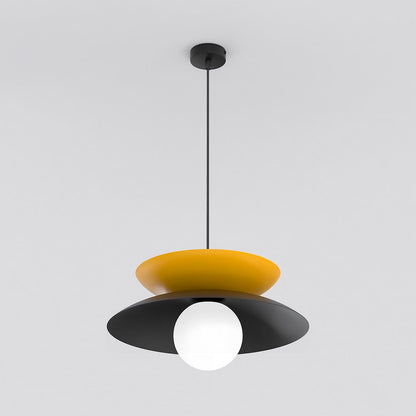Nagoya 1 pendellampe sort/orange