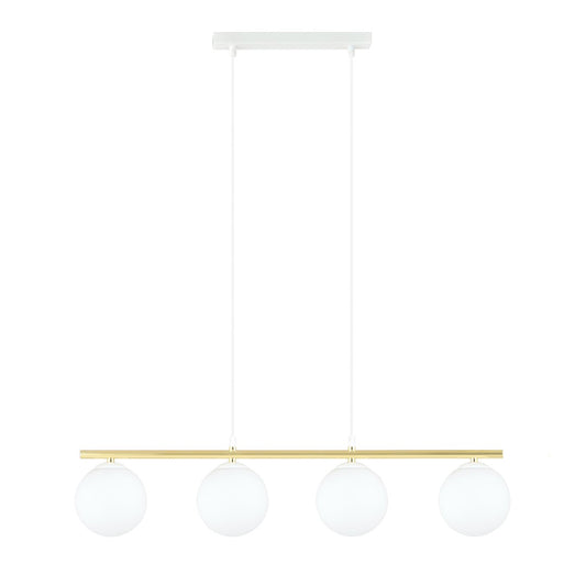 Allora 4 pendant light white/opal