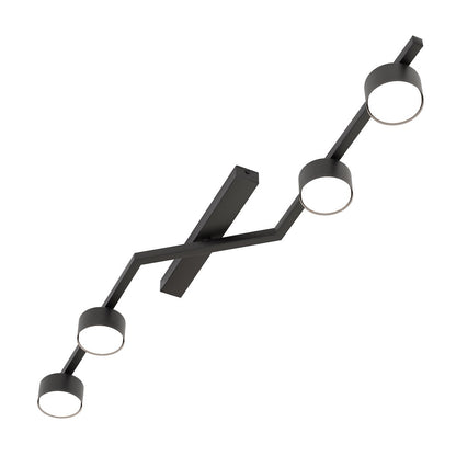 Skan 4 ceiling lamp black