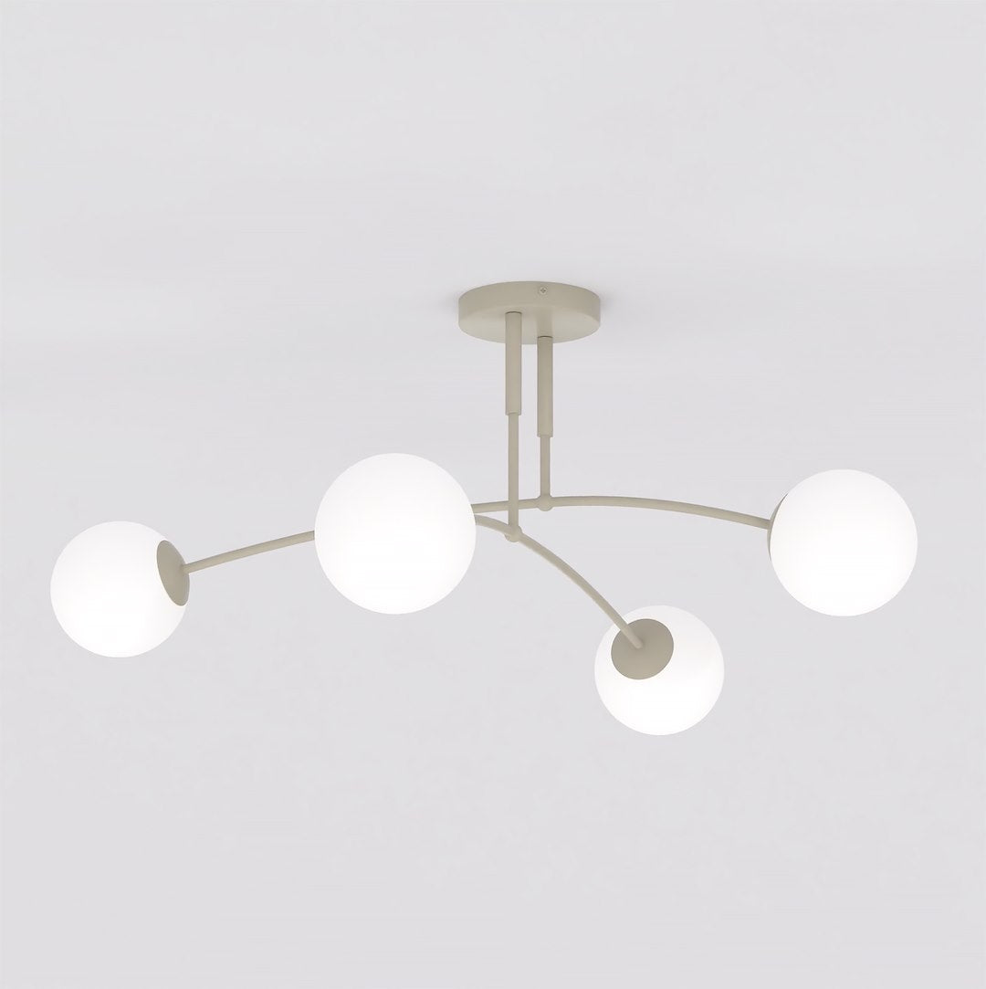 Nails 4 loftlampe mokka/opal