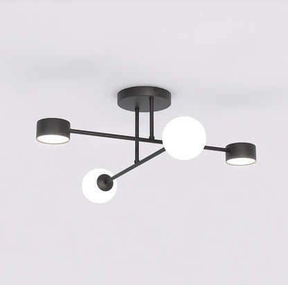 Holon 4 loftlampe sort