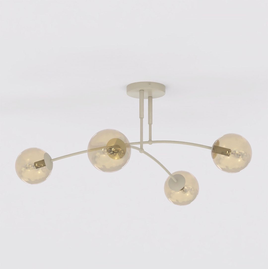 Pregos 4 ceiling lamp mocha/honey