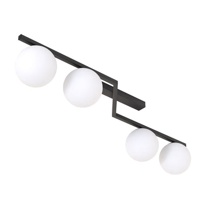 Naton 4 loftlampe sort/opal
