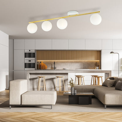 Monza 4 ceiling lamp white/opal