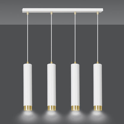 Kibo 4 pendant light white/gold