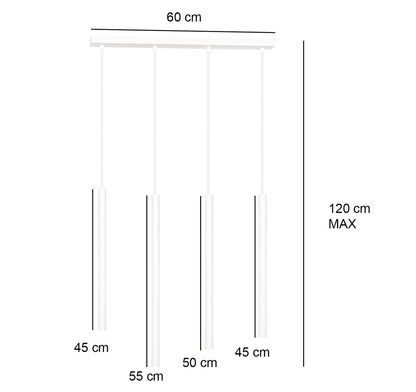 Selter 4 pendellampe sort