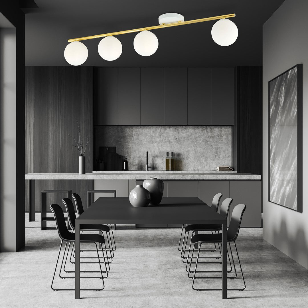 Monza 4 ceiling lamp white/opal