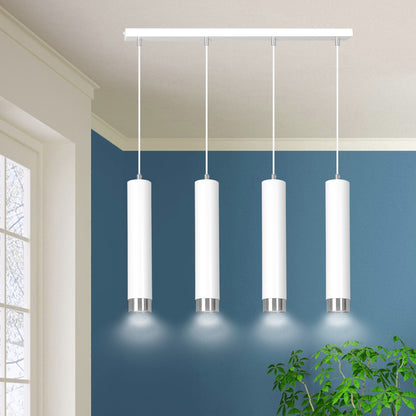 Kibo 4 pendant light white/chrome
