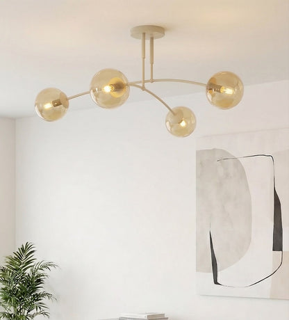 Pregos 4 ceiling lamp mocha/honey
