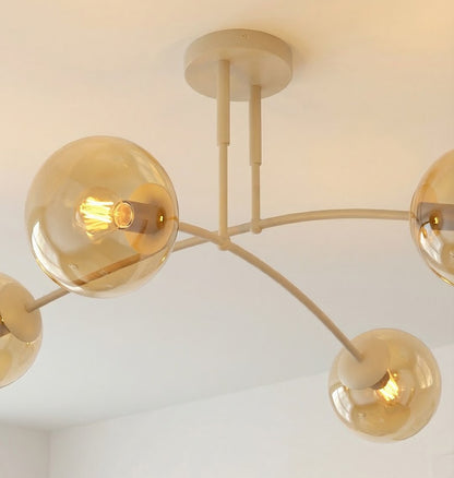 Pregos 4 ceiling lamp mocha/honey