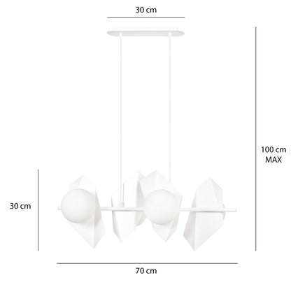 Drifton 4 pendant light white