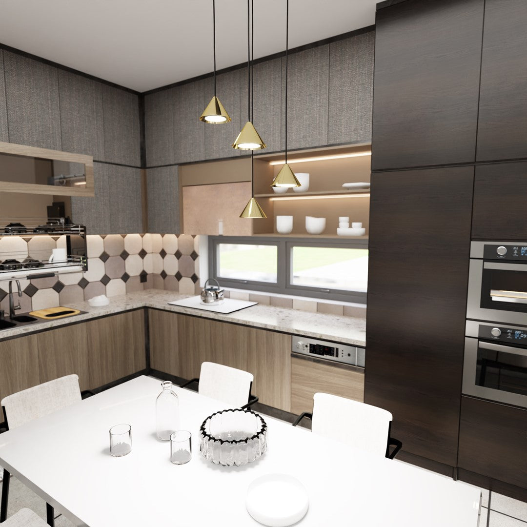 Elit 4 premium pendant light gold