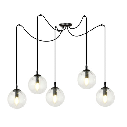 Gigi 5 pendant light clear