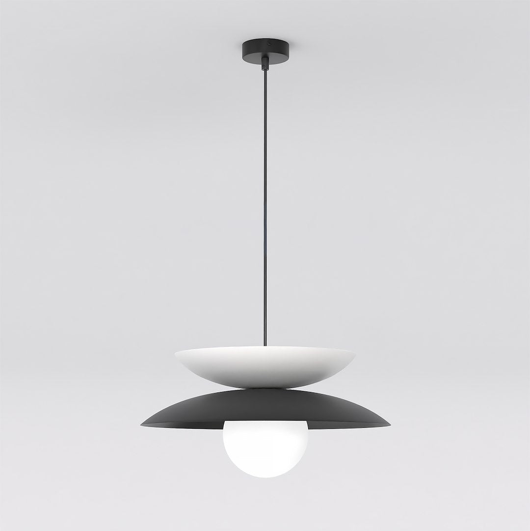 Nagoya 1 pendellampe sort/hvid