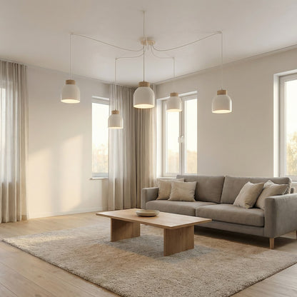 KRU 5 pendant lamp white
