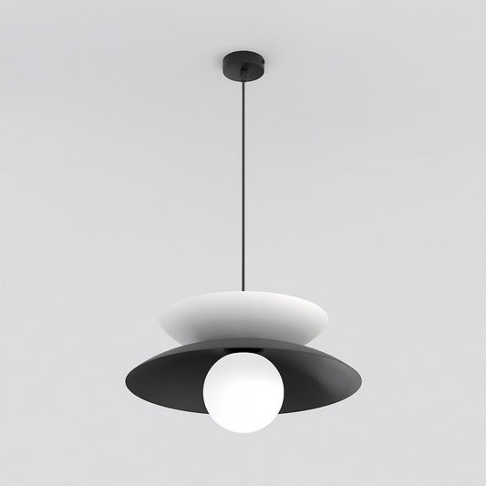 Nagoya 1 pendant light black/white