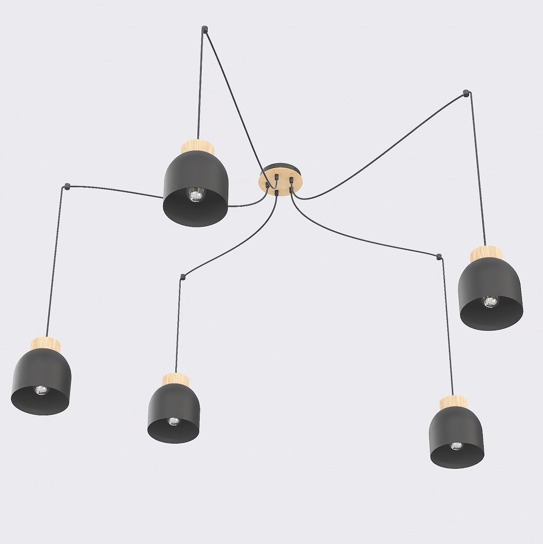 KRU 5 pendant lamp black