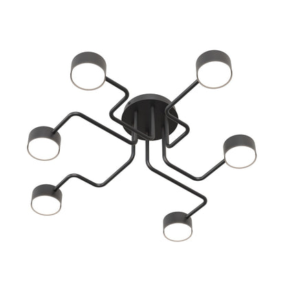 Kurage 6 loftlampe sort