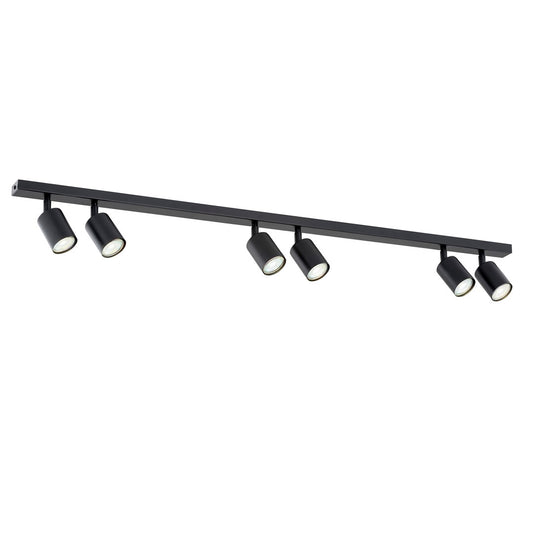 Flash 6 ceiling lamp black