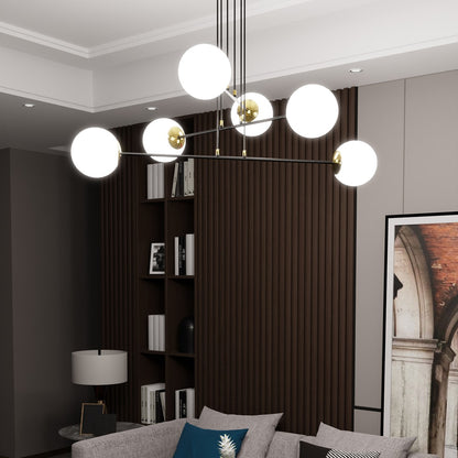 Ognis 6 pendant light black