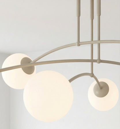 Nails 6 ceiling lamp mocha/opal
