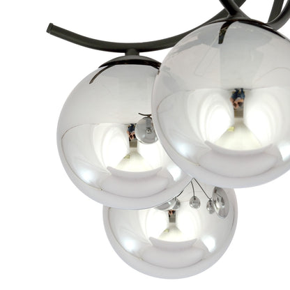 Boston 6 loftlampe sort/grafit
