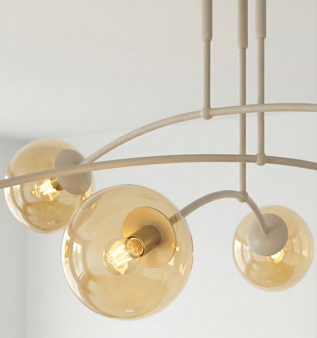 Pregos 6 ceiling lamp mocha/honey