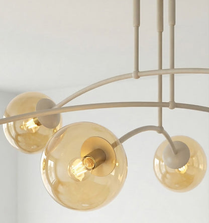 Pregos 6 ceiling lamp mocha/honey