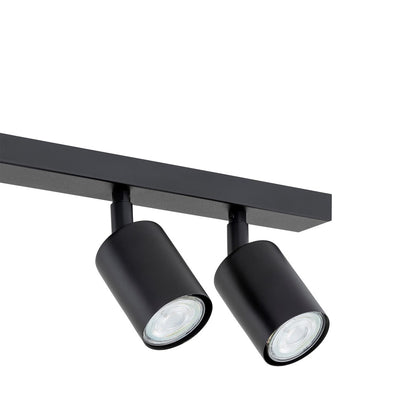 Flash 6 ceiling lamp black