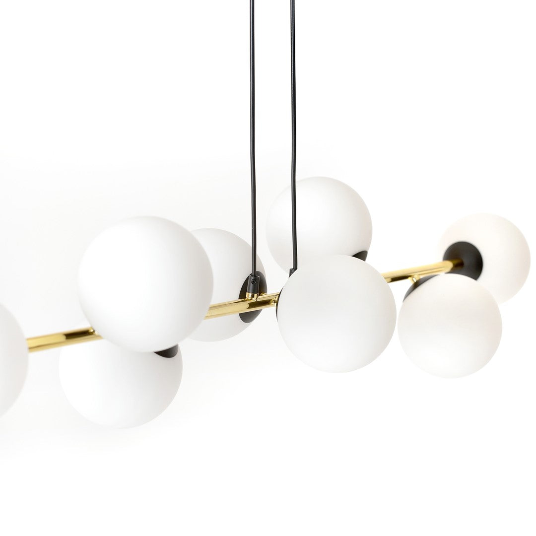 Gravity 6 pendant light black/gold
